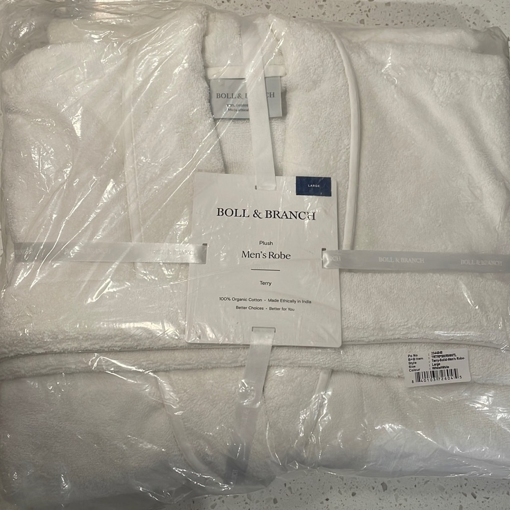 Boll & Branch men’s robe